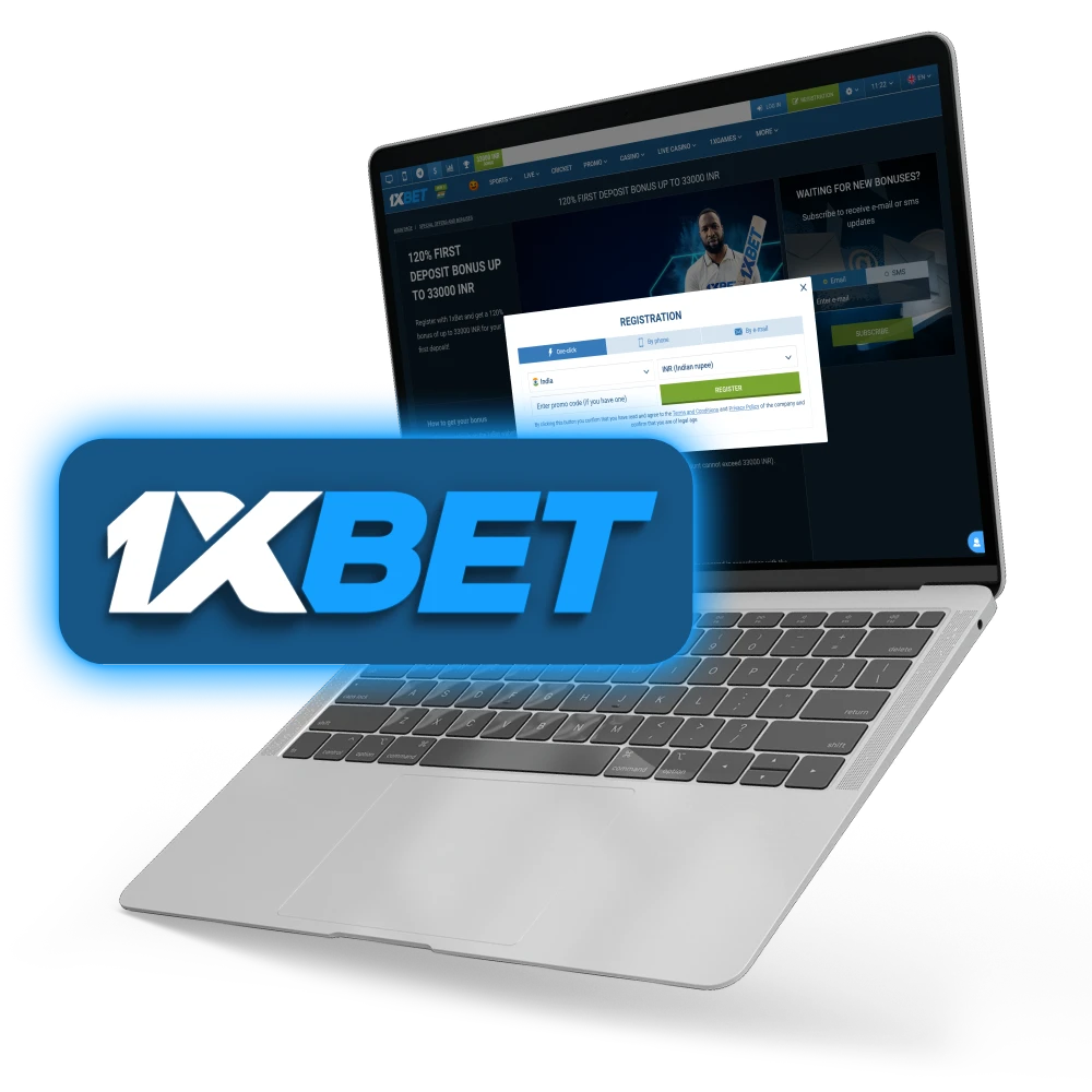 To access all website and app features provided by 1xBet, customers need to register and verify their account.