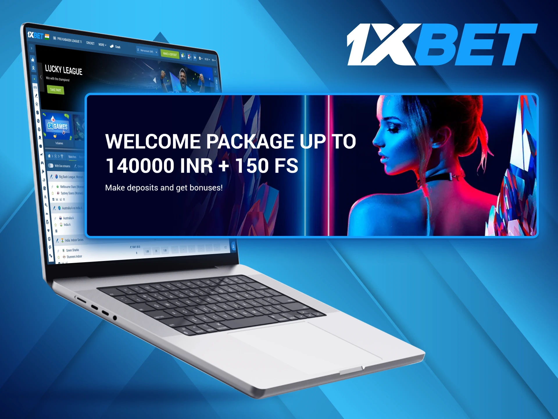 1xBet welcome package allows gamblers not only add to the size of their first deposits, but also get free spins on popular casino games.