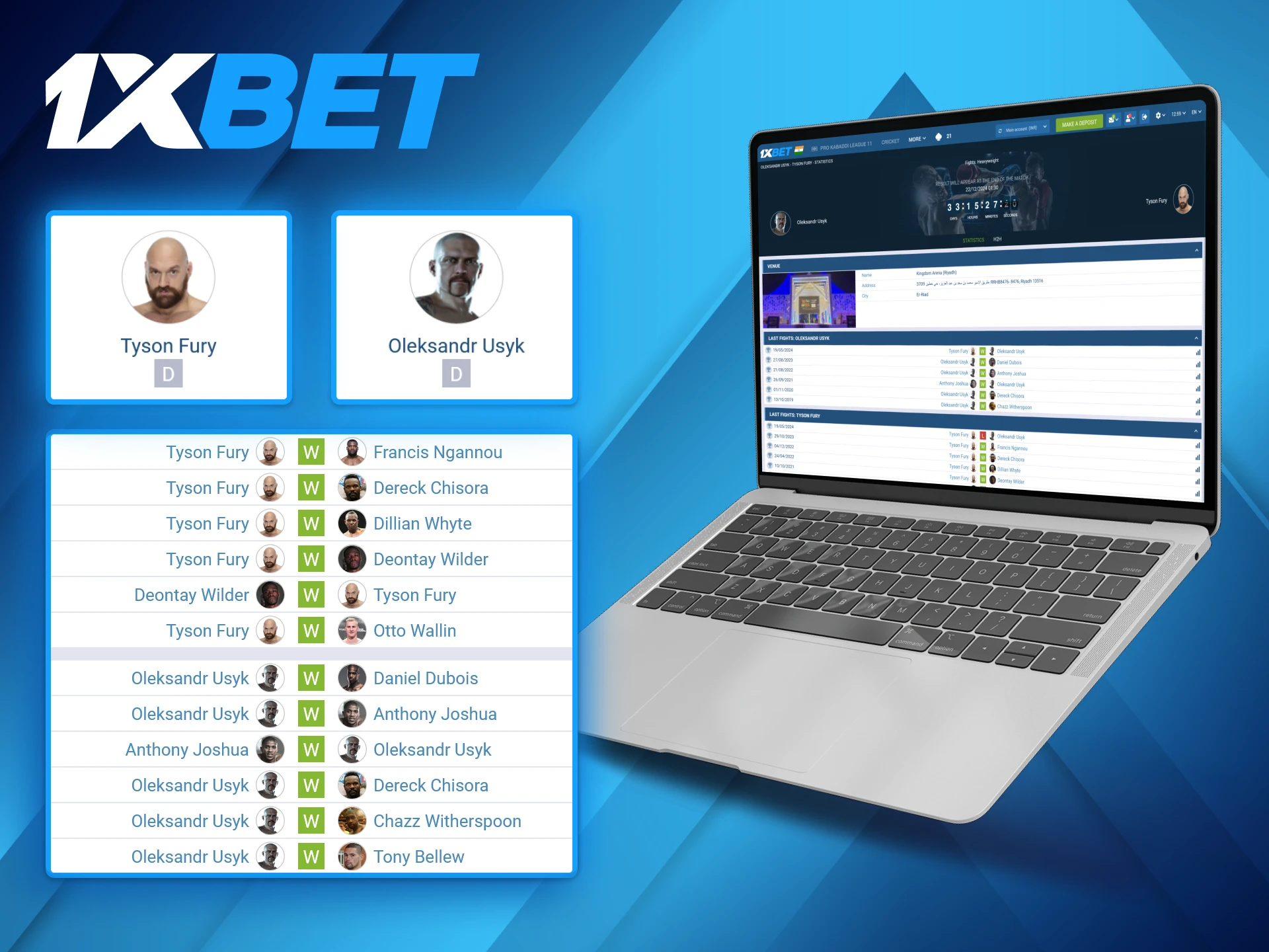 1xBet offers clients the opportunity to bet on the most popular boxers, enhancing the experience for boxing enthusiasts.