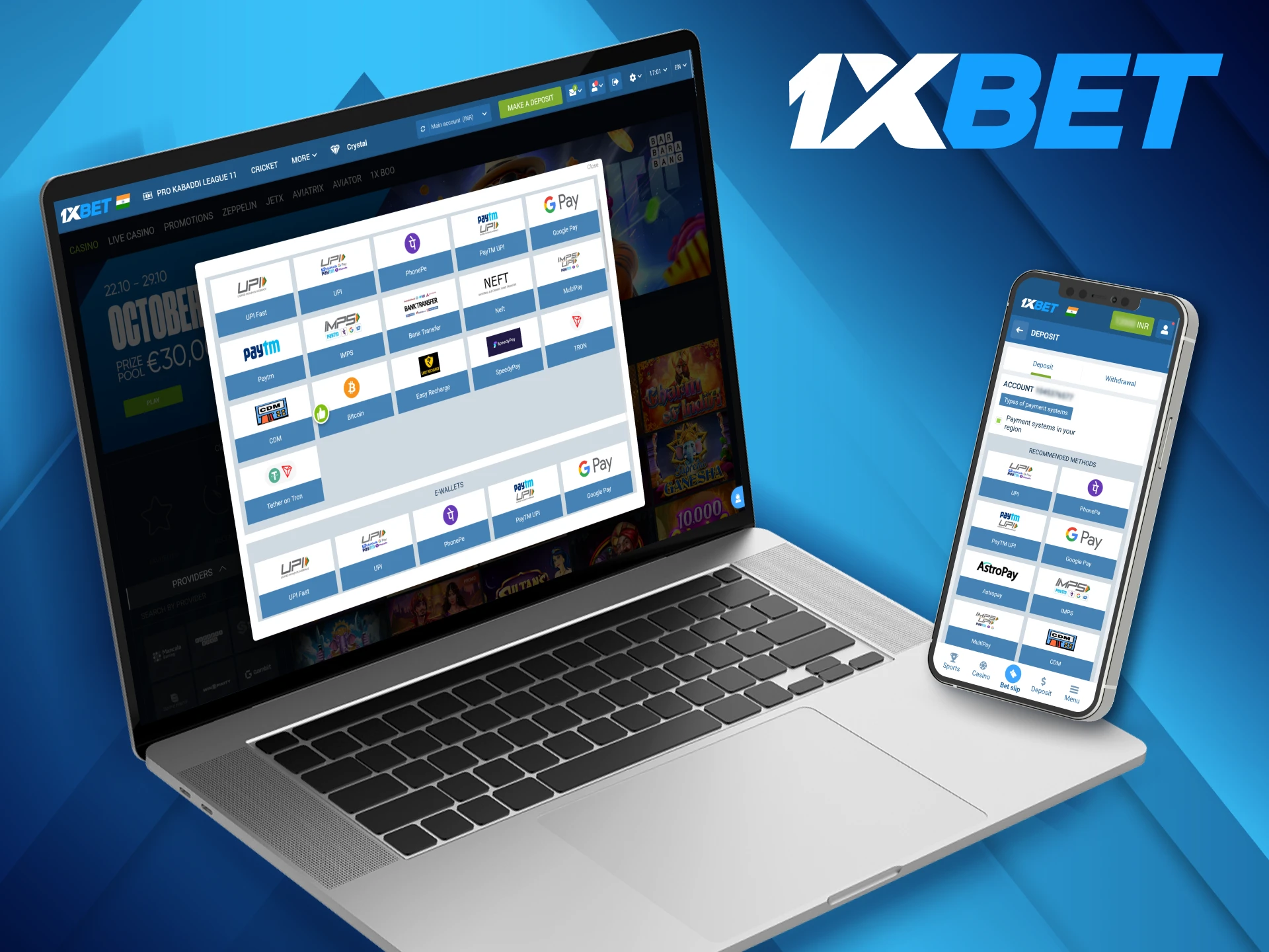 In case of any deposit issues, 1xBet customers can approach the support team for help.