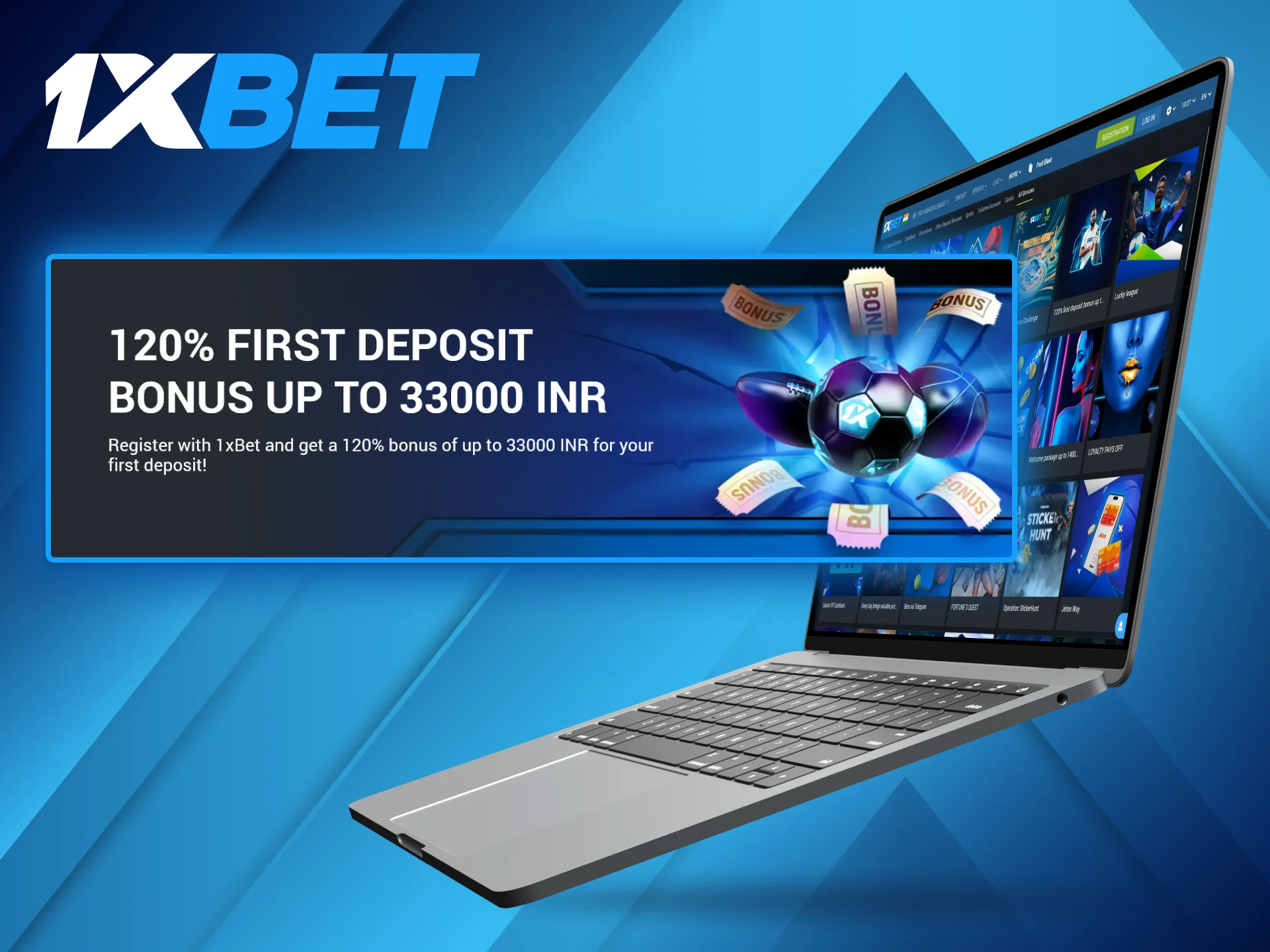 1xBet welcome bonuses for new players