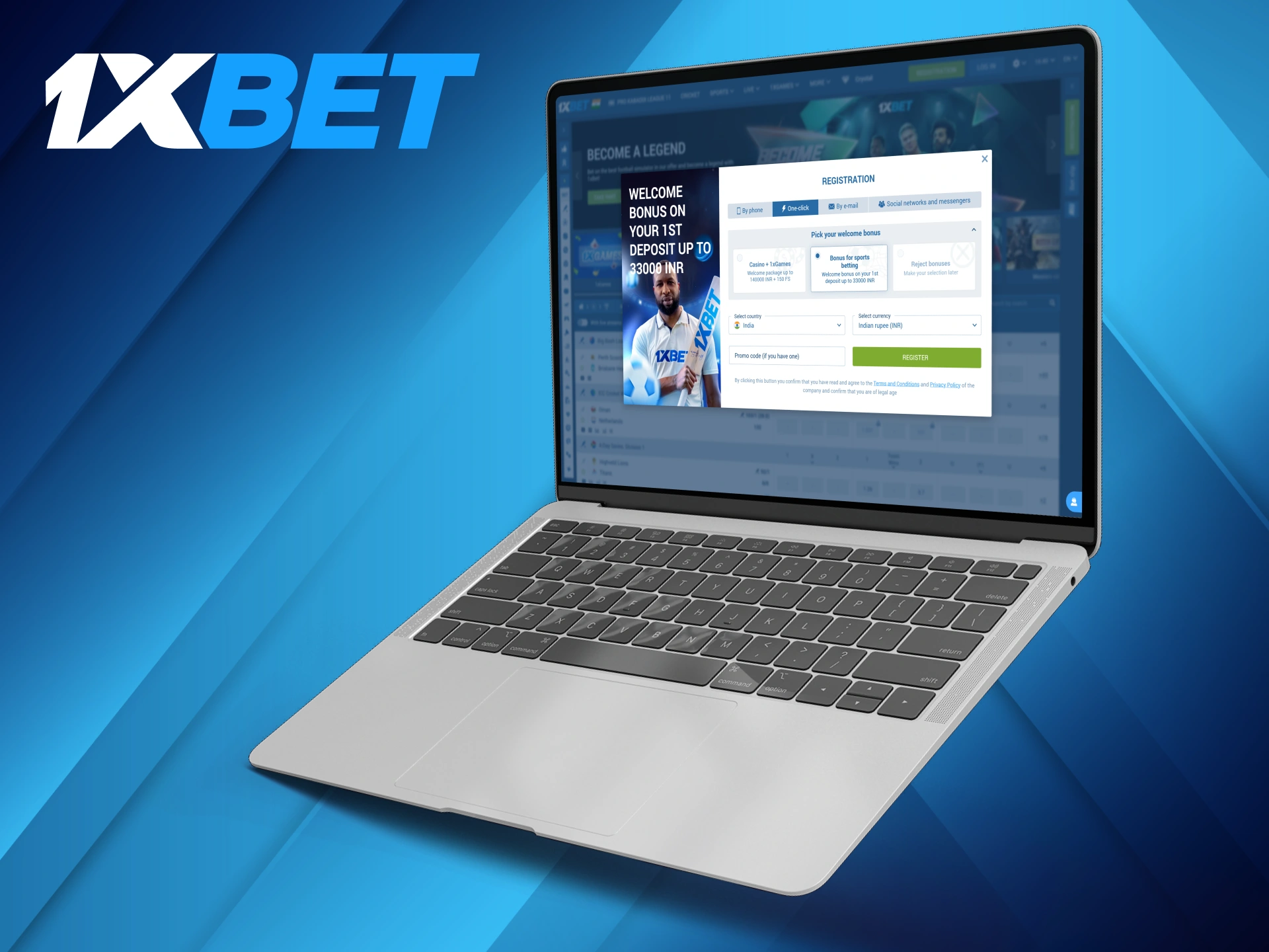 1xBet users should suit several requirements to be able to create an account.