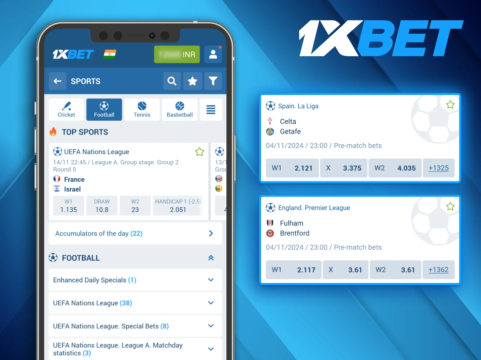 After installing the 1xBet app, soccer fans can enjoy placing bets on their favorite teams using their mobile devices.