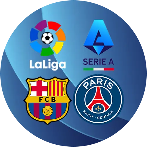 1xBet cooperates with the most famous football clubs and leagues in the world.