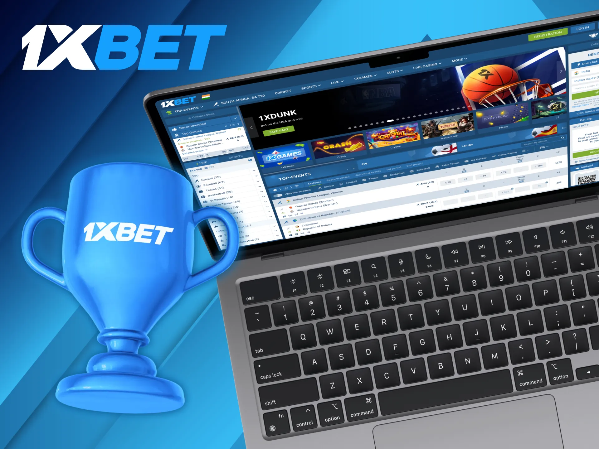 1xBet is a product of Caecus N.V.