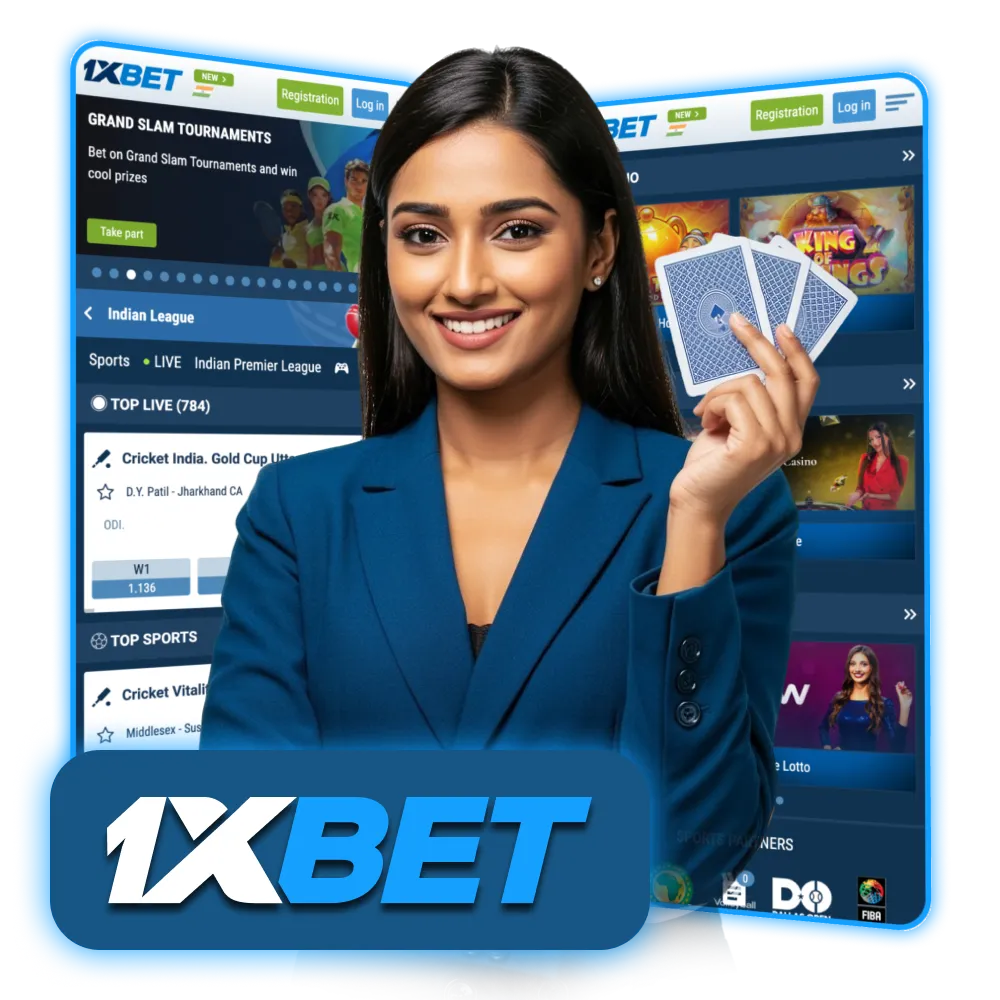 1xBet mobile application.