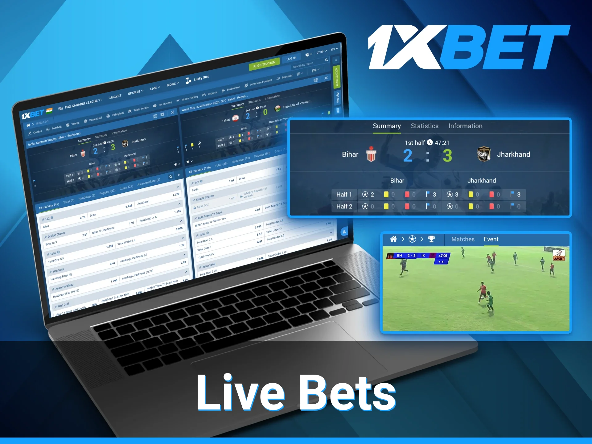 With the live betting section on 1xBet, clients can enjoy placing bets on their favorite sports in real time.