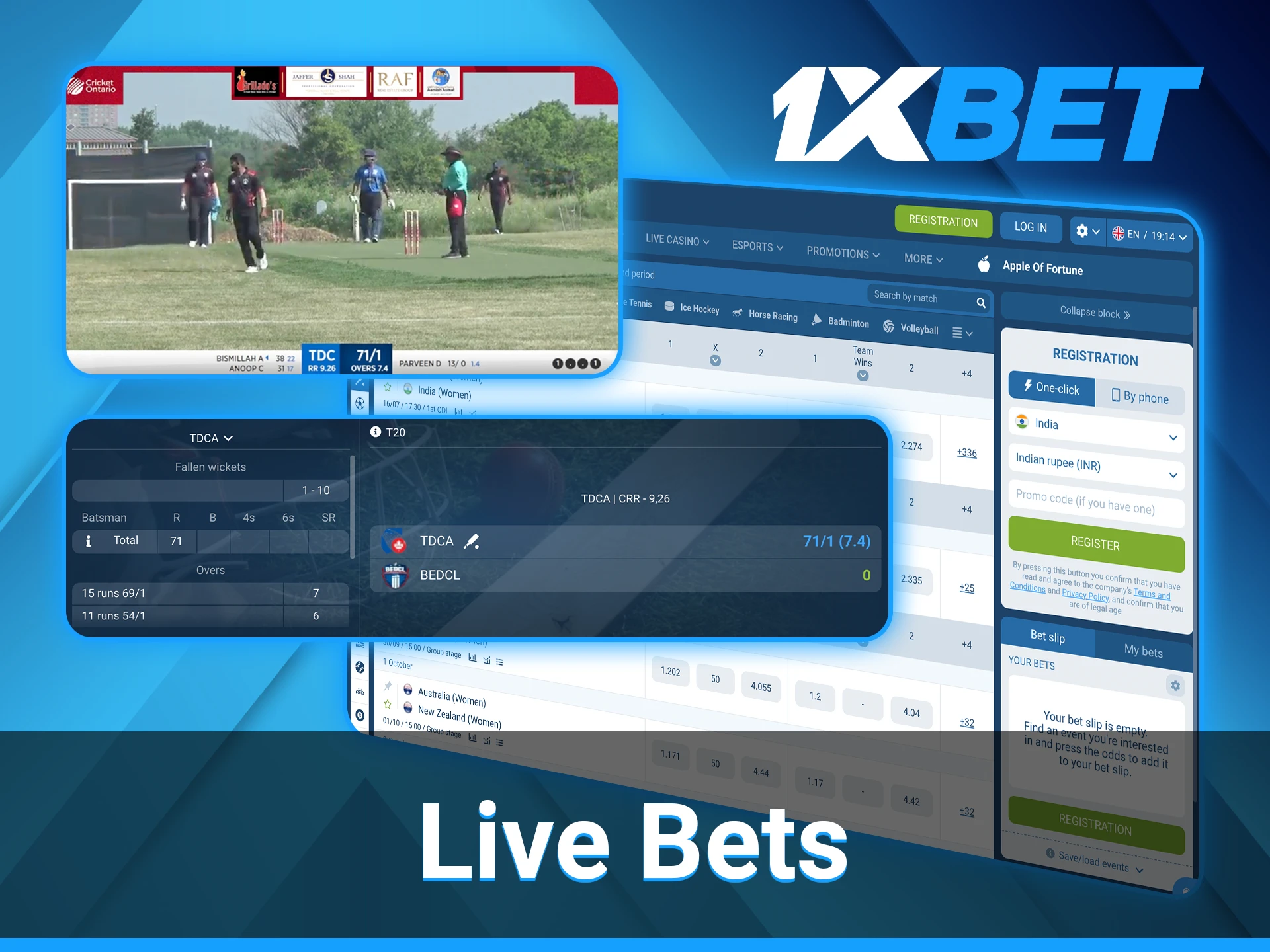 With the live betting section on 1xBet, clients can enjoy placing bets on their favorite sports in real time.