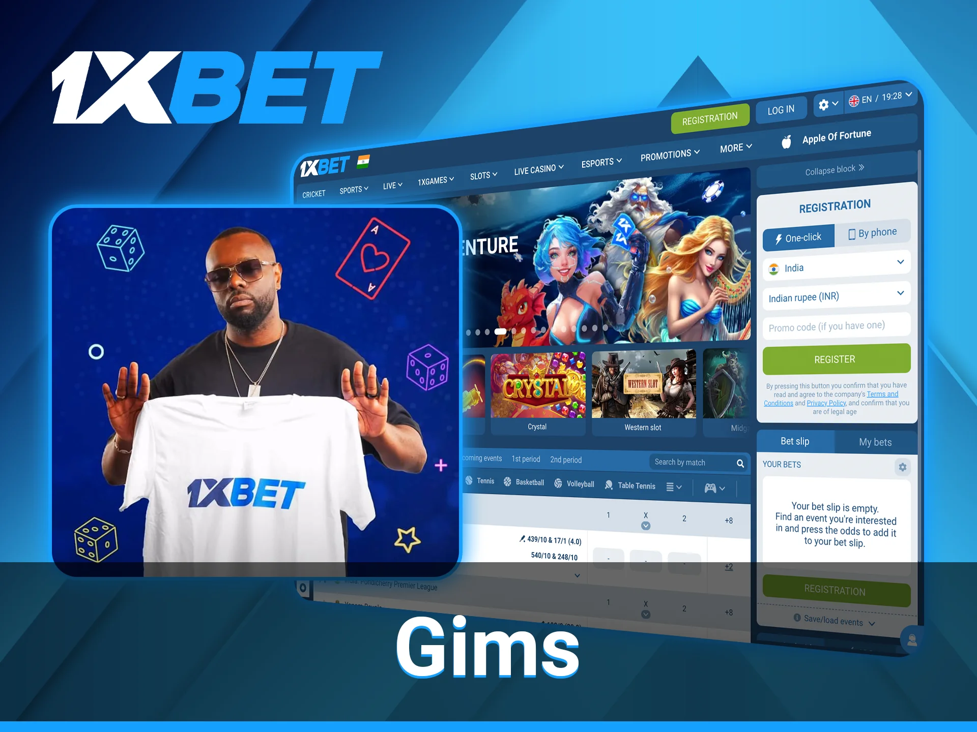 Gims is the 1xBet first ambassador.