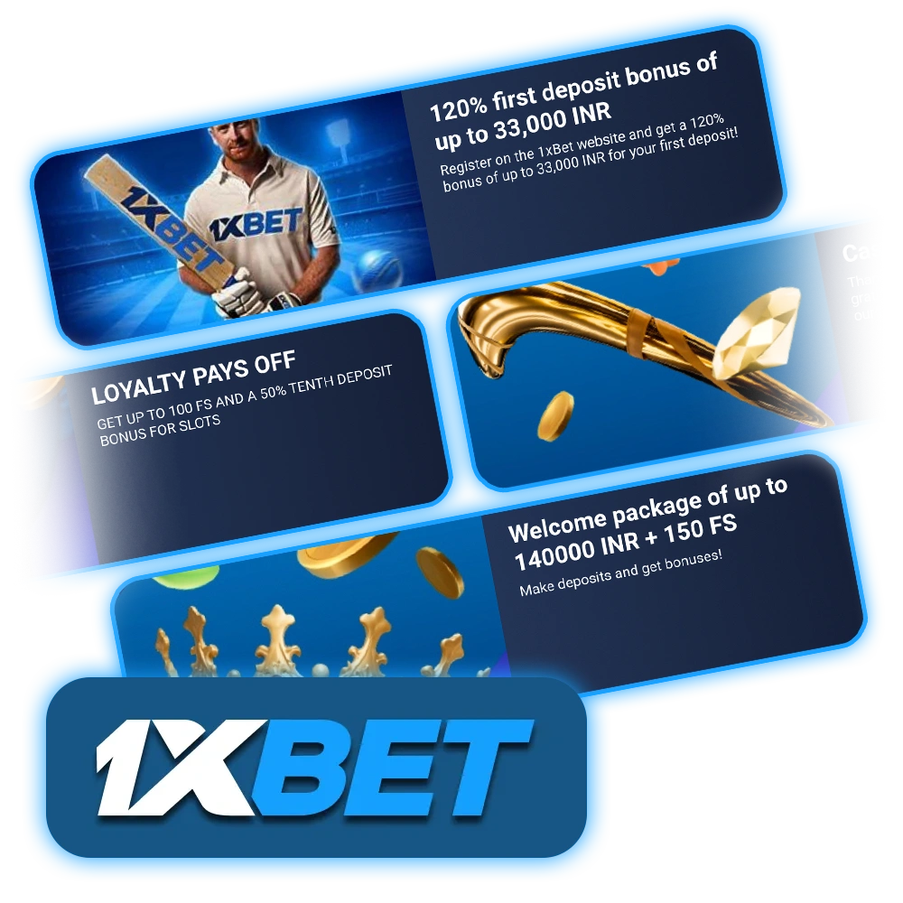 1xBet bonuses and promotions.