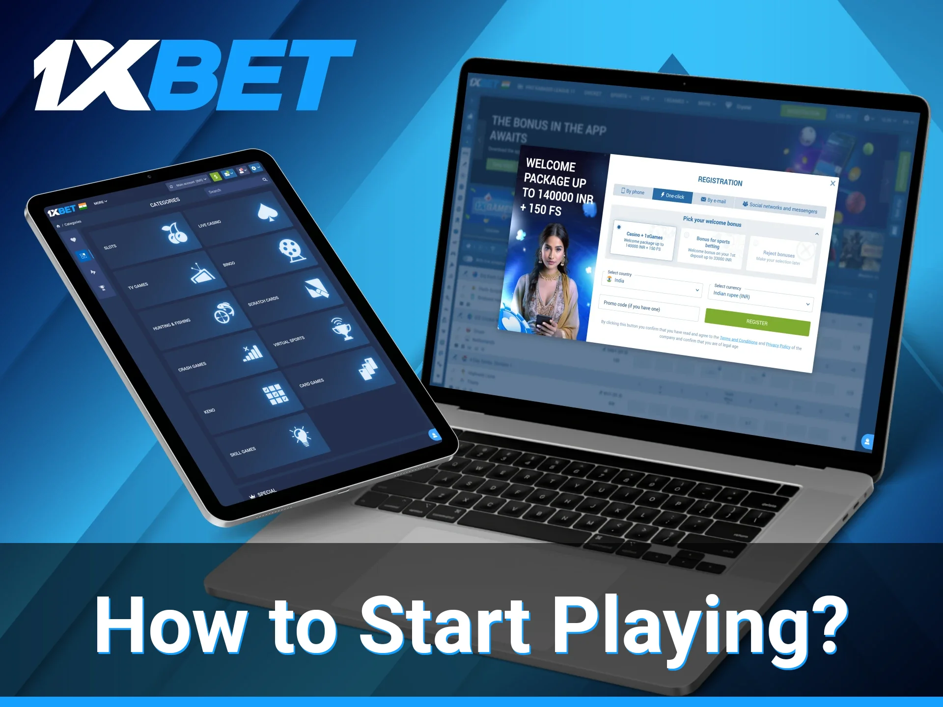 1xBet makes it simple for users to begin their casino game journey with quick and user-friendly registering and deposit processes.