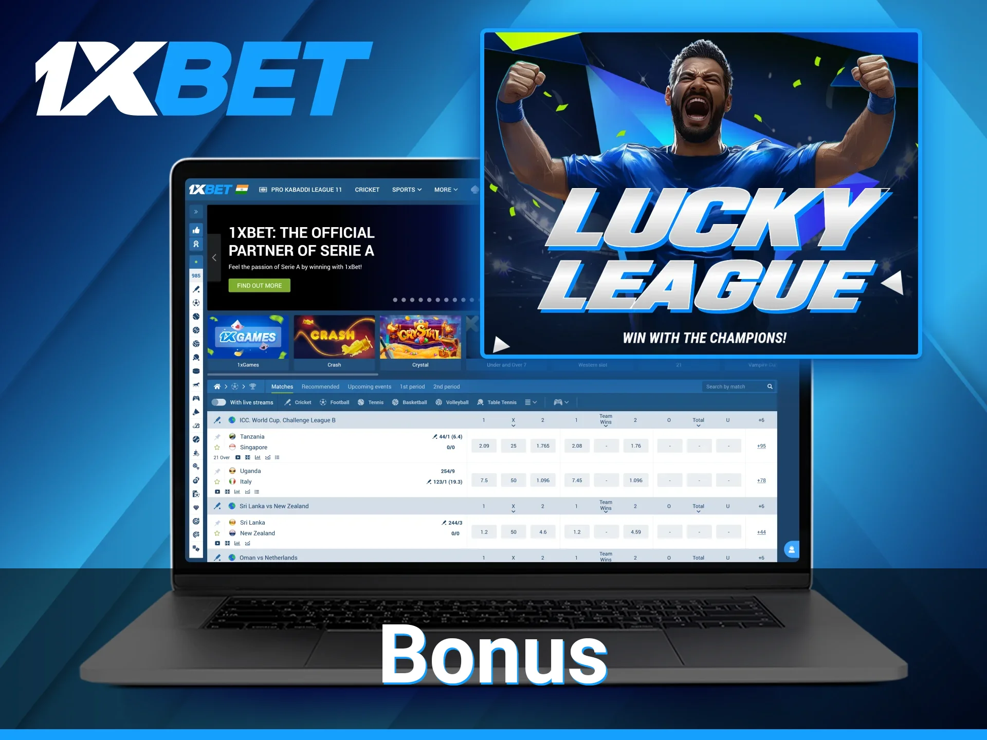 New 1xBet customers can claim a welcome bonus to enhance their initial soccer bets.