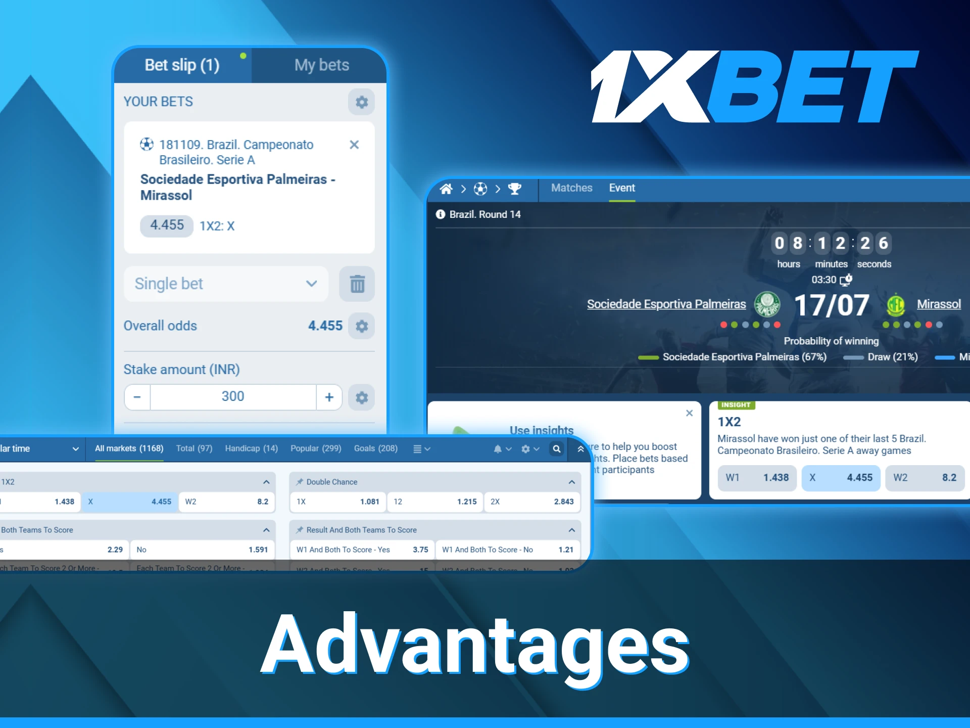 Betting on favorite matches and teams through the 1xBet platform is a great way for soccer fans to enjoy the game.