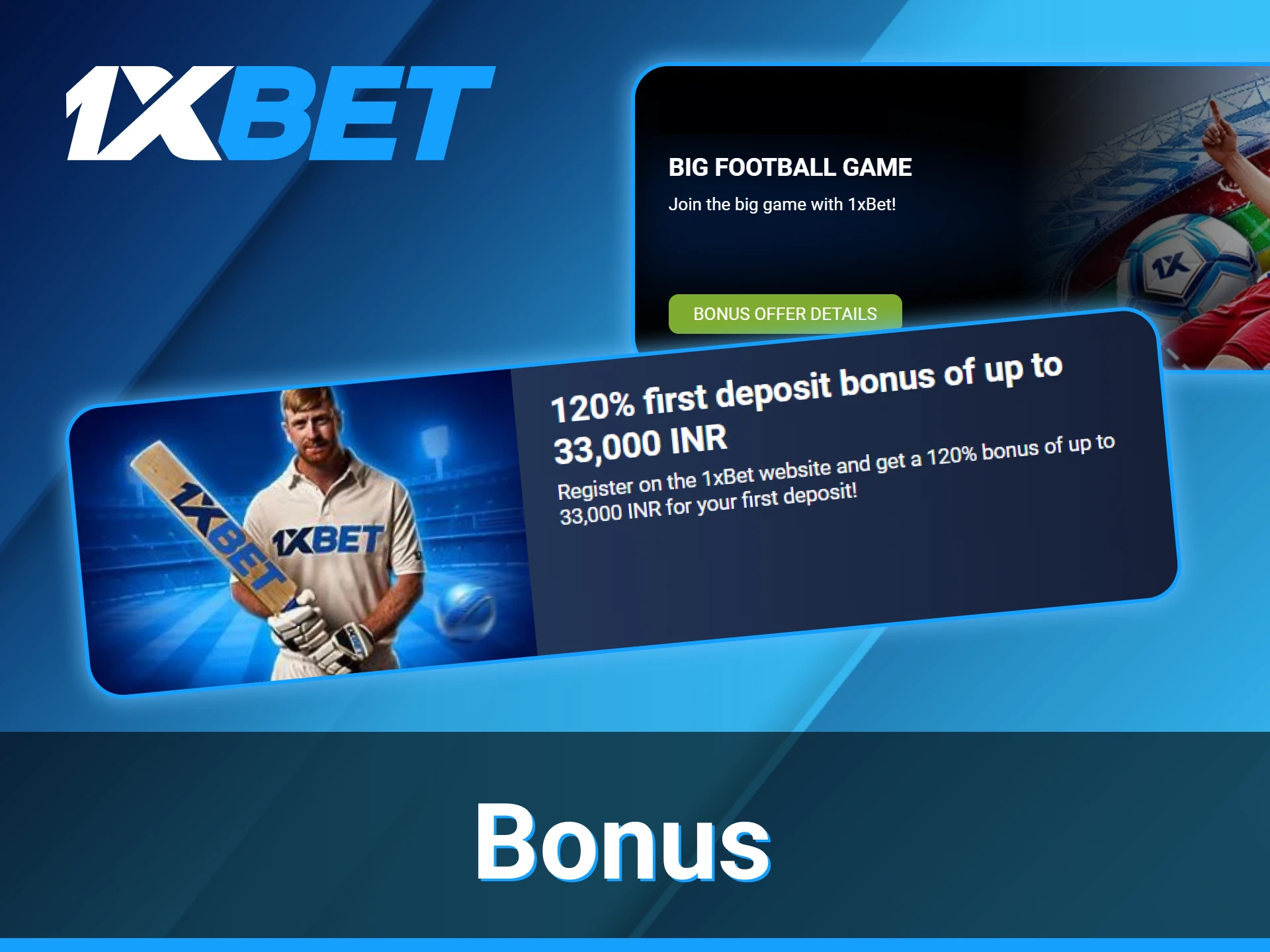 New 1xBet customers can claim a welcome bonus to enhance their initial soccer bets.