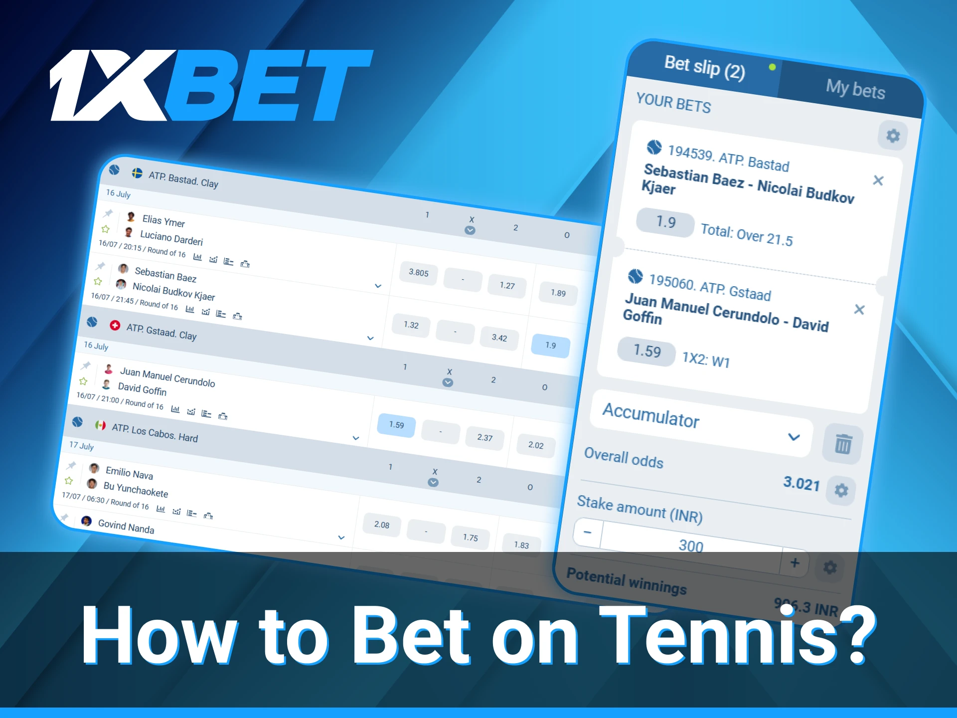 Getting started with tennis betting on the 1xBet website is a simple process that only takes a few steps.