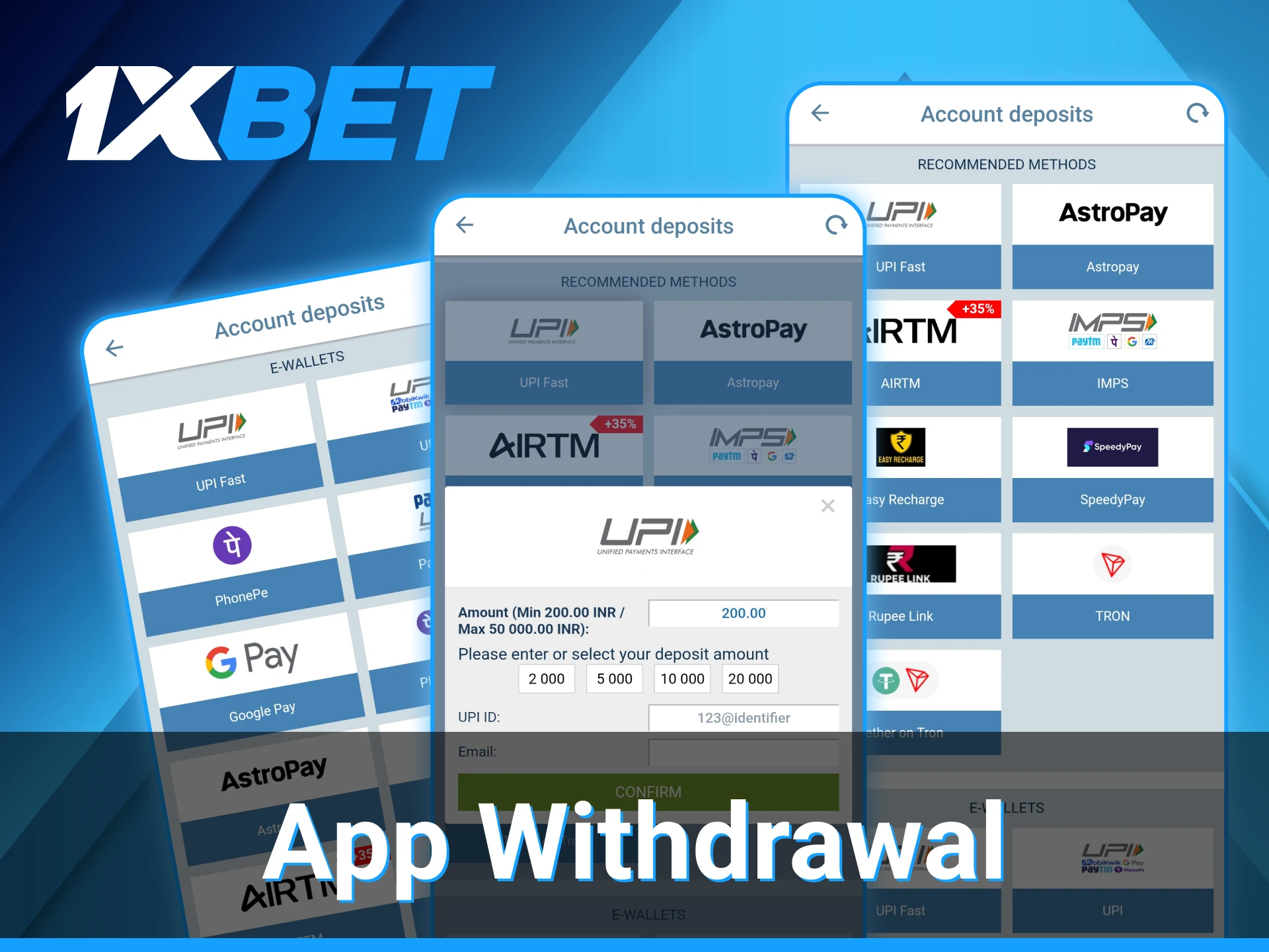 Withdrawing winnings via the 1xBet app is a good option for gamblers who prefer to play on their mobile devices.