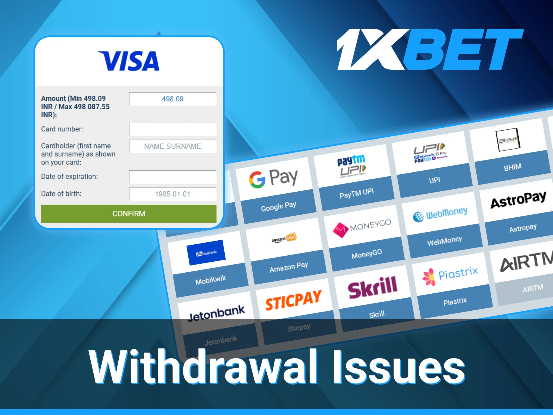To resolve any withdrawal related issues, 1xBet clients can contact the support team without any hesitation.