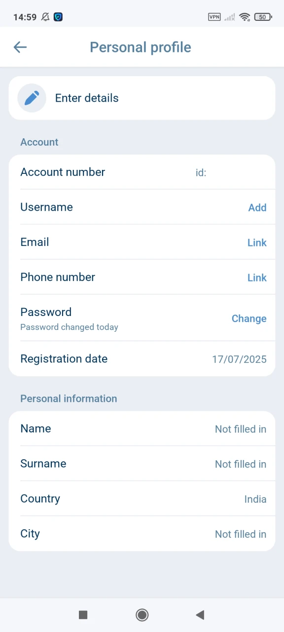 Verification is a required step for withdrawing winnings from 1xBet.