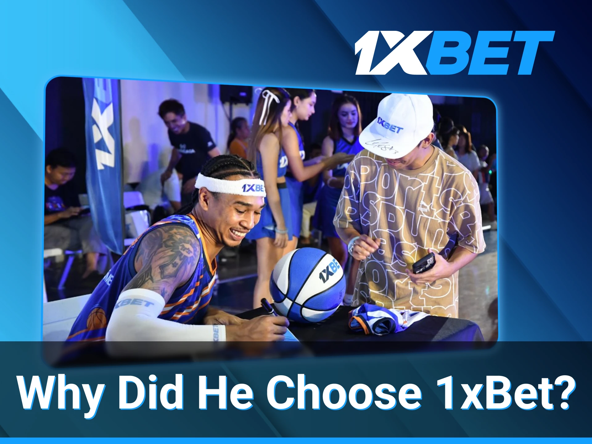 Chris Newsome chose 1xBet for their shared values of hard work, community, and support for athletes.
