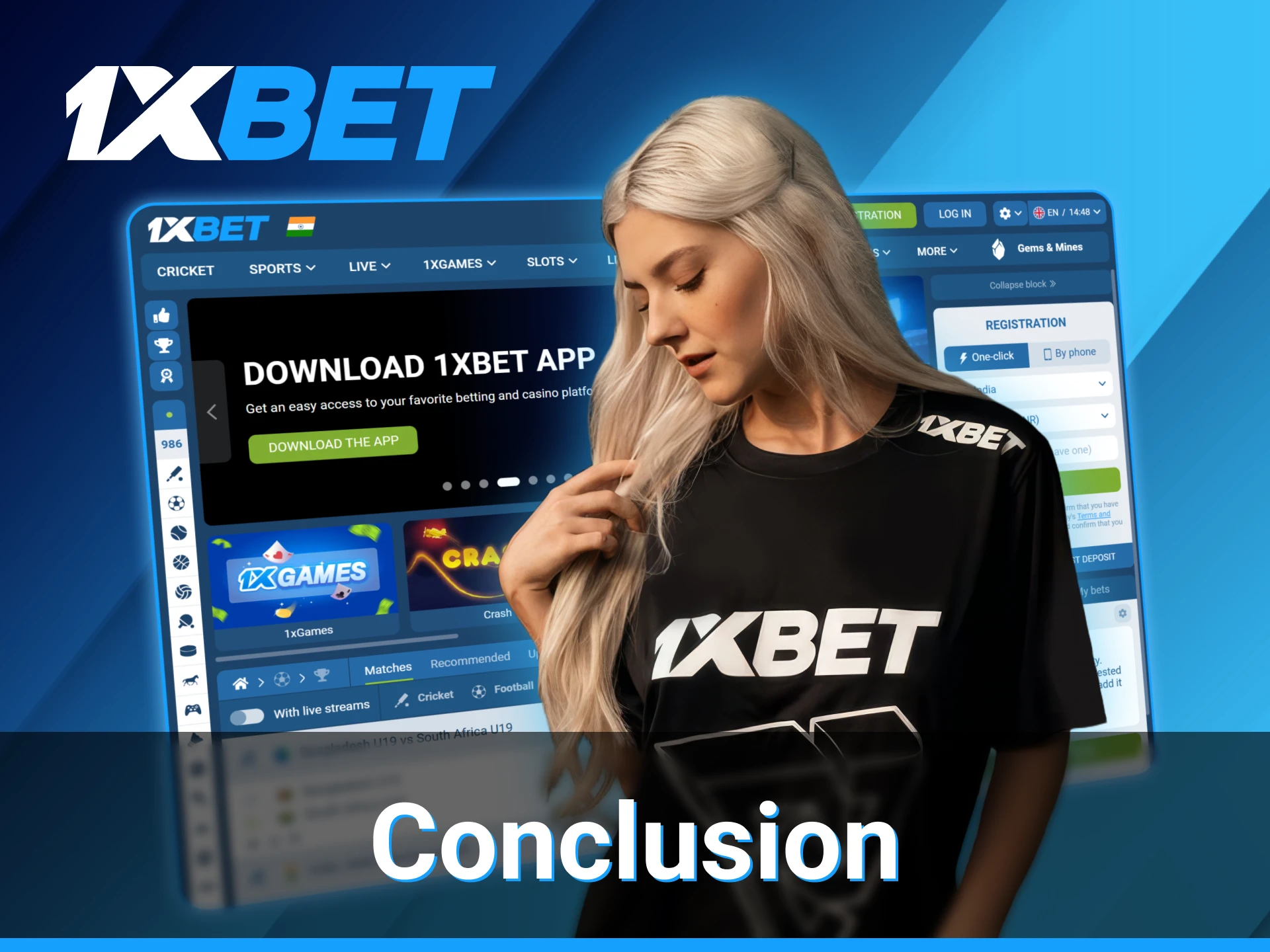 Eva Elfie represents the bold and creative spirit of 1xBet in this exclusive global partnership.