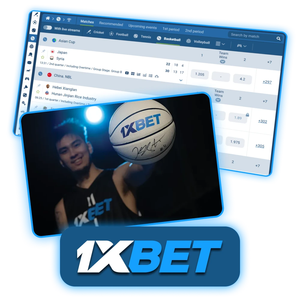 Kai Sotto is the official 1xBet ambassador and a rising Filipino basketball star with global recognition.