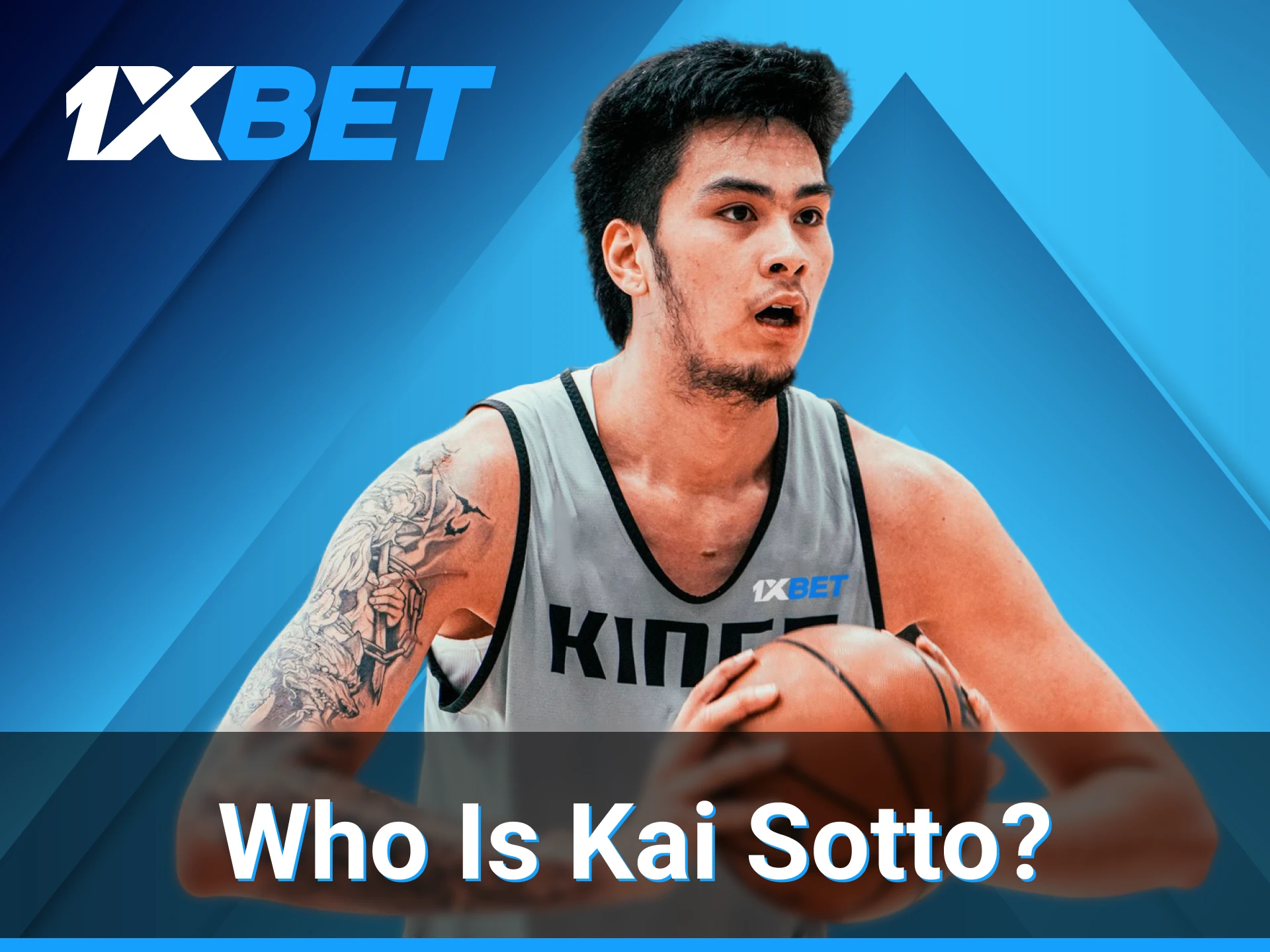 Kai Sotto is a 1xBet ambassador and rising Filipino basketball star playing in Japan’s B.League.